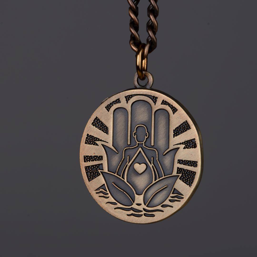 Be Here Now Medallion Necklace