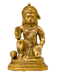 Kneeling Blessing Hanuman Murti - Large
