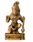 Kneeling Blessing Hanuman Murti - Small