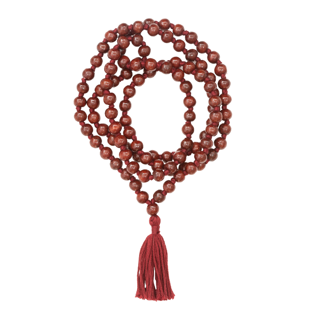 Rosewood Mala (108 Beads Bindu) – Love Serve Remember Shop