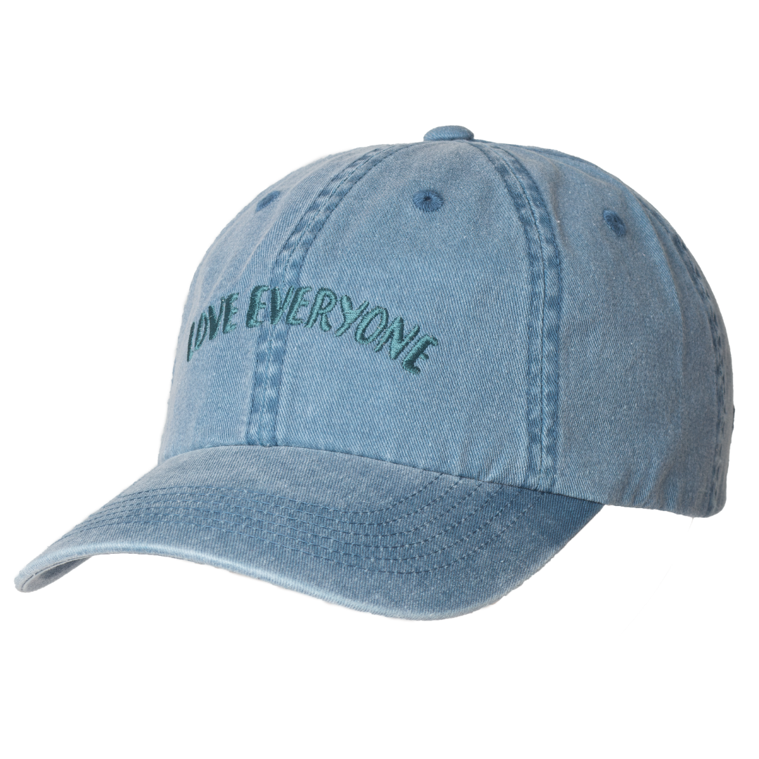 Love Everyone Cap (Unisex) Breaker Blue Sideview
