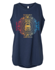 Rainbow Be Here Now Book Cover Tank (Women's)