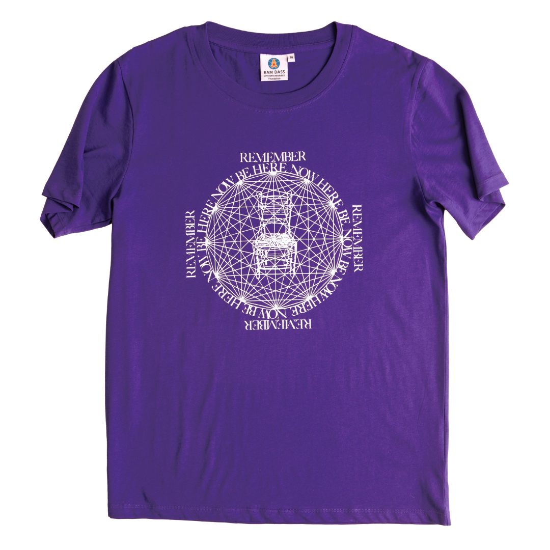 Be Here Now Book Cover Organic Cotton Tee (Unisex)