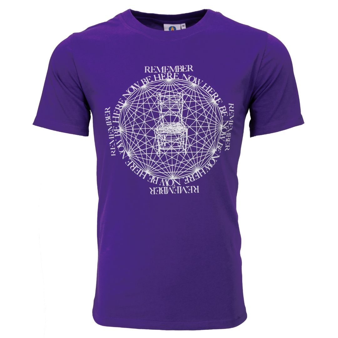 Be Here Now Book Cover Organic Cotton Tee (Unisex)