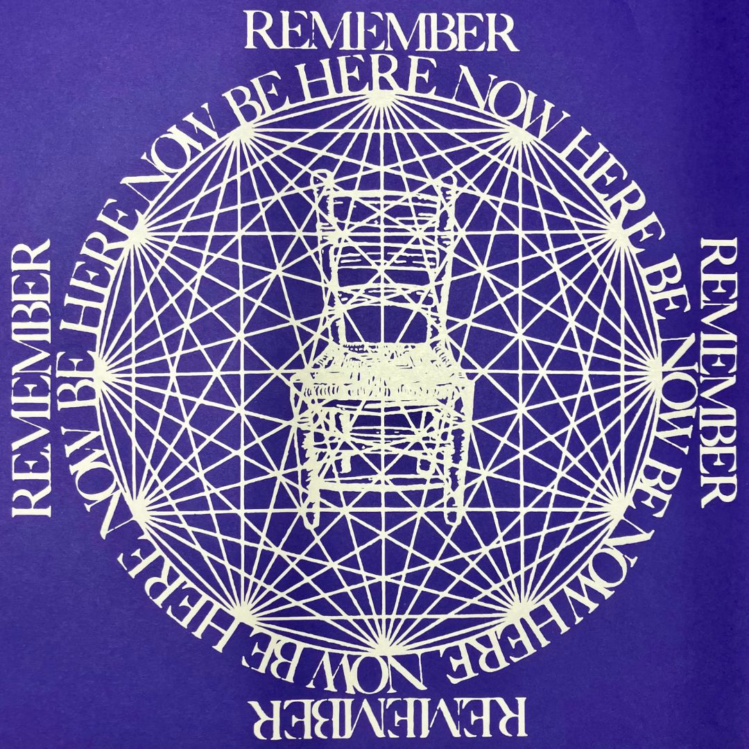 Be Here Now 50th Anniversary Book Cover Poster