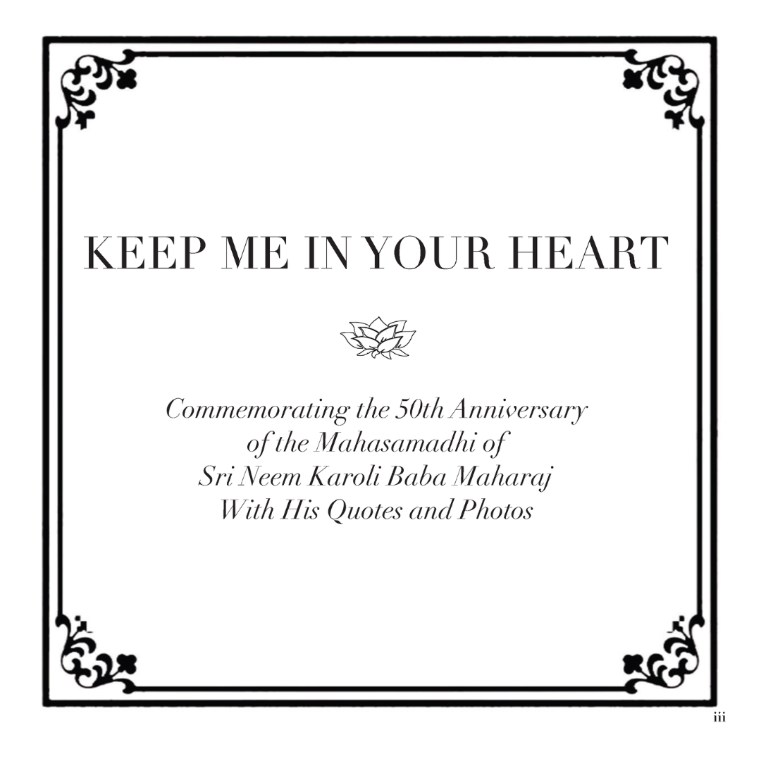Keep Me In Your Heart