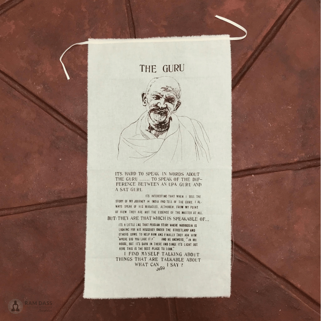Be Here Now: Maharaj-ji Flag