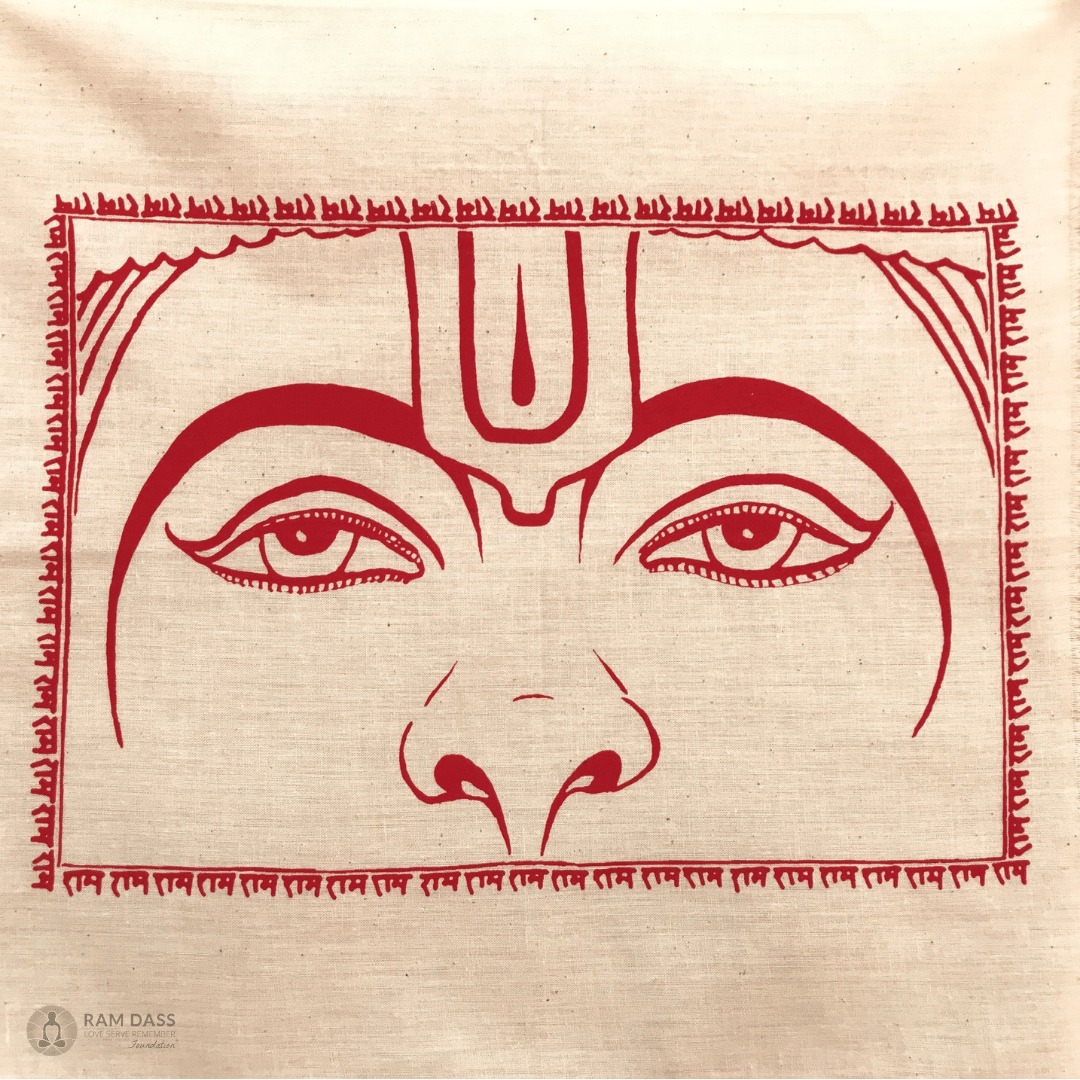 Hanuman Eyes Prayer Flag