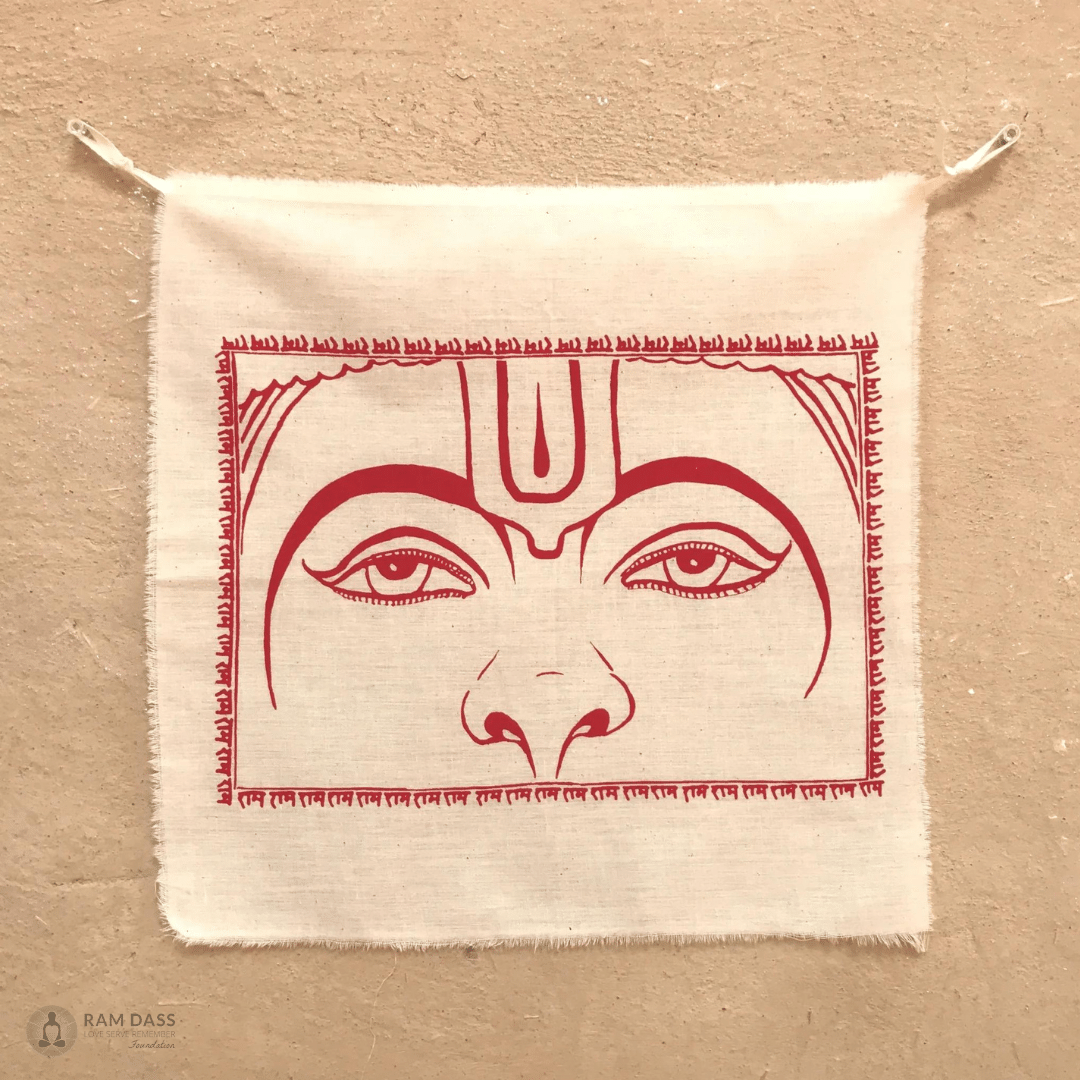 Hanuman Eyes Prayer Flag