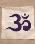 Hindi Om Prayer Flag