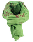 ॐ Krishna Cotton Prayer Shawl