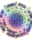 Be Here Now Holographic Sticker Pack