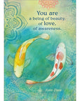 You are a being of beauty, of love, of awareness. Encouragement Greeting Card (6 Pack)