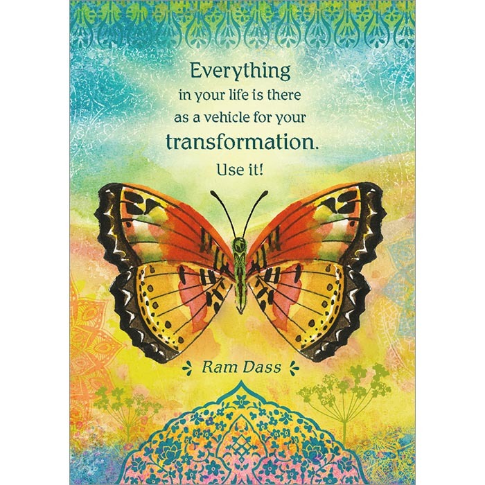 Ram Dass Transformation Greeting Card