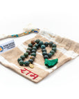 Bloodstone Mala (27 Beads + 1 Bindu)  with Bag
