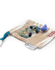 Flourite Gemstone Mala (27 Beads + 1 Bindu) with Bag