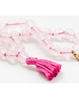Rose Quartz Gemstone Mala (27 Beads + 1 Bindu)