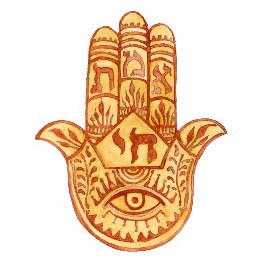 Hamsa Die Cut Sticker