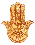 Hamsa Die Cut Sticker