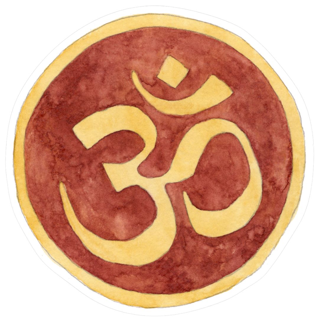Om Die Cut Sticker