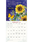 Be Here Now 2024 Wall Calendar - Feburary