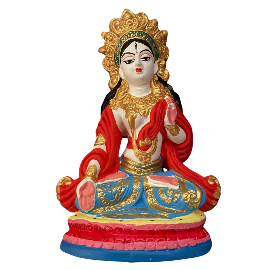 White Tara Statue Ceramic