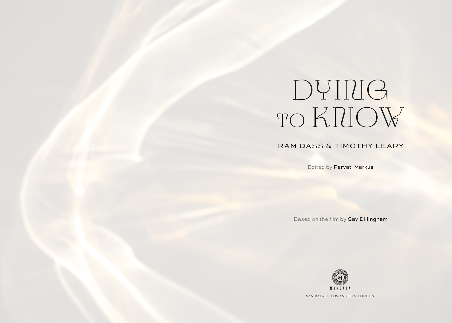 Dying to Know Title Page