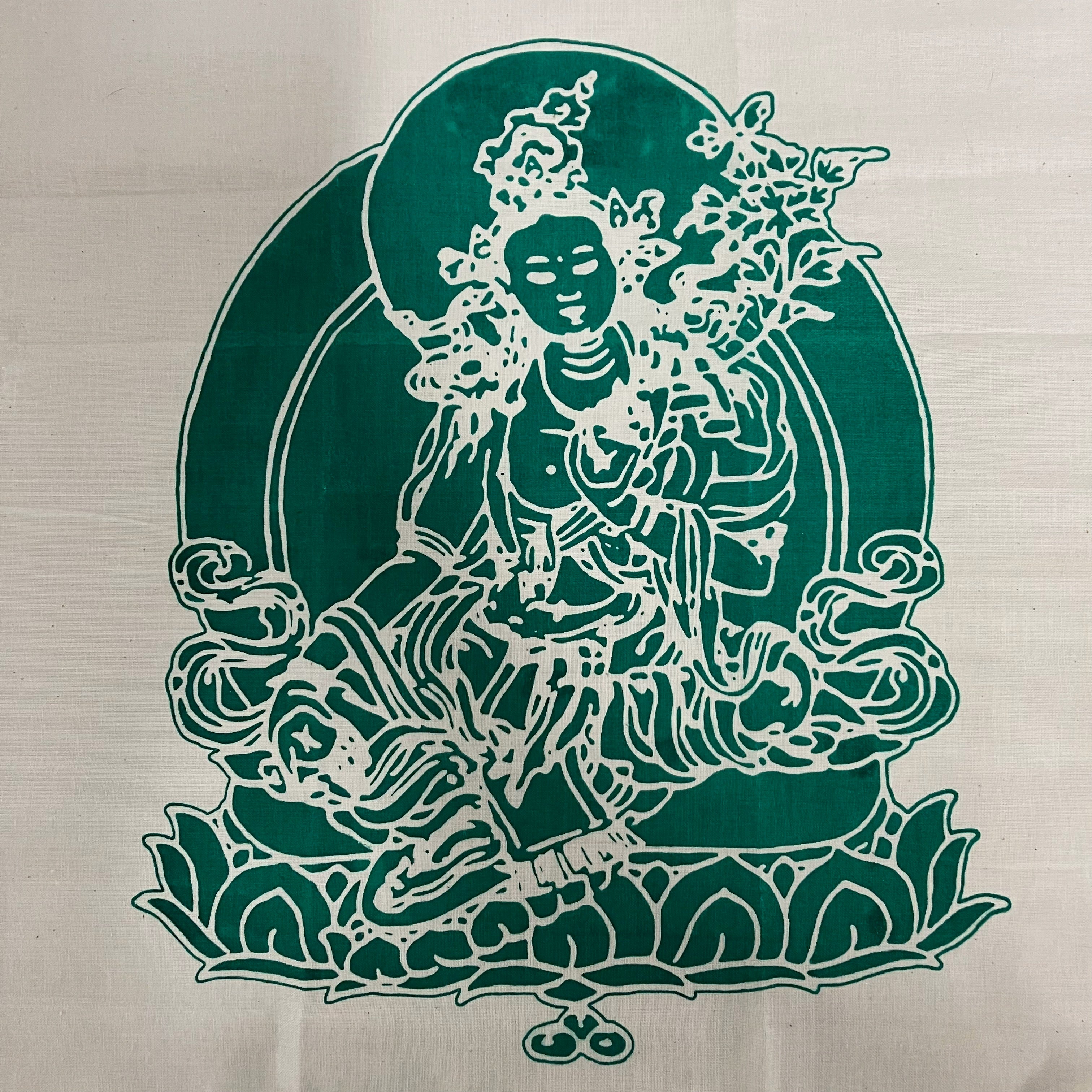 Green Tara Prayer Flag