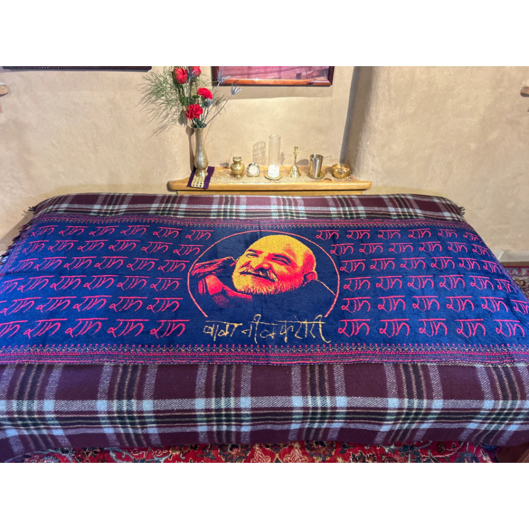 Maharaj-ji Ram Ram Warm Shawl