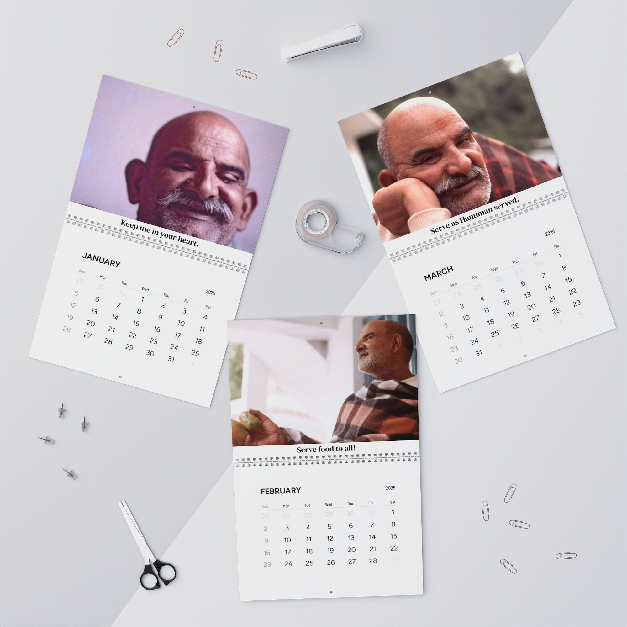 Maharaj-ji 2025 Wall Calendar