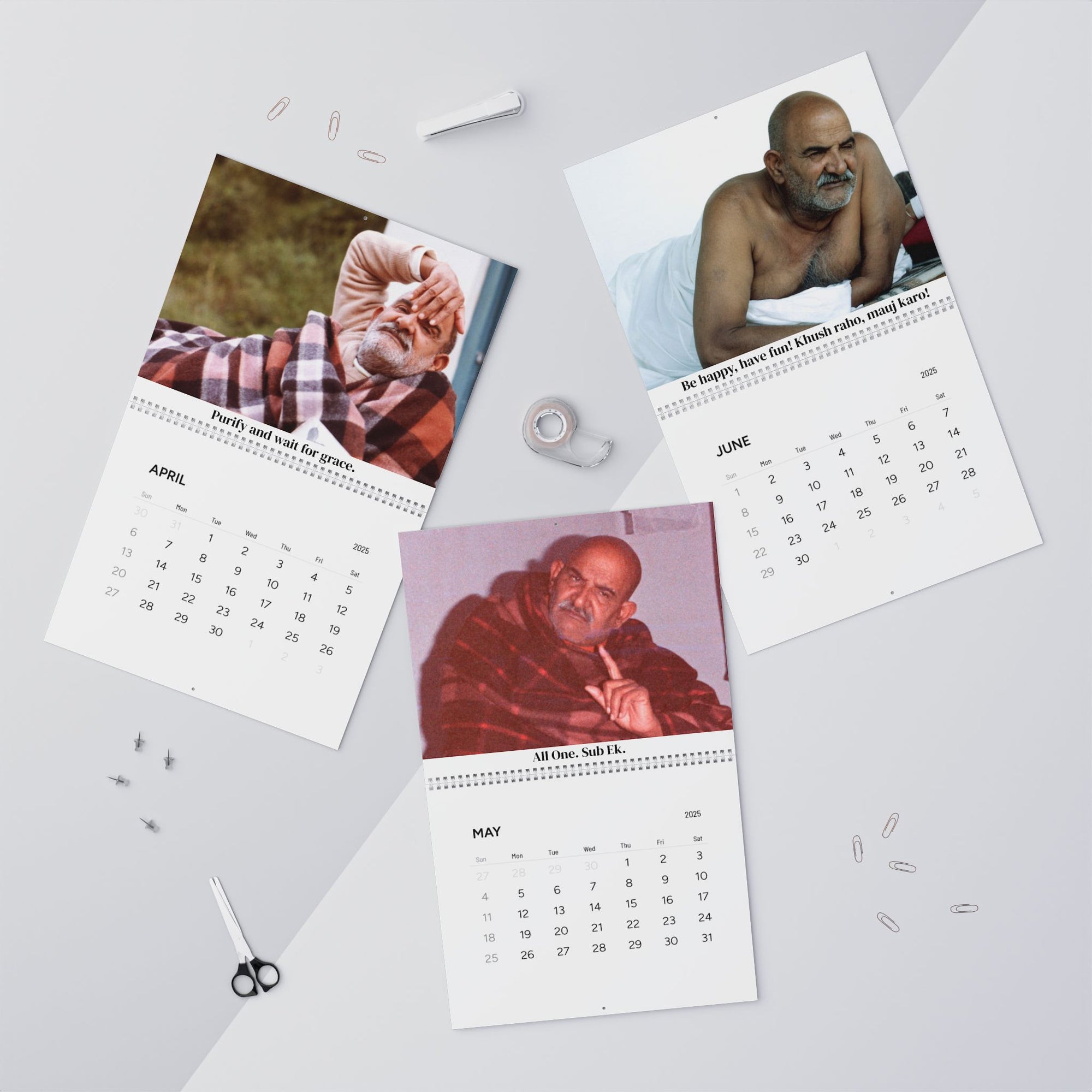 Maharaj-ji 2025 Wall Calendar