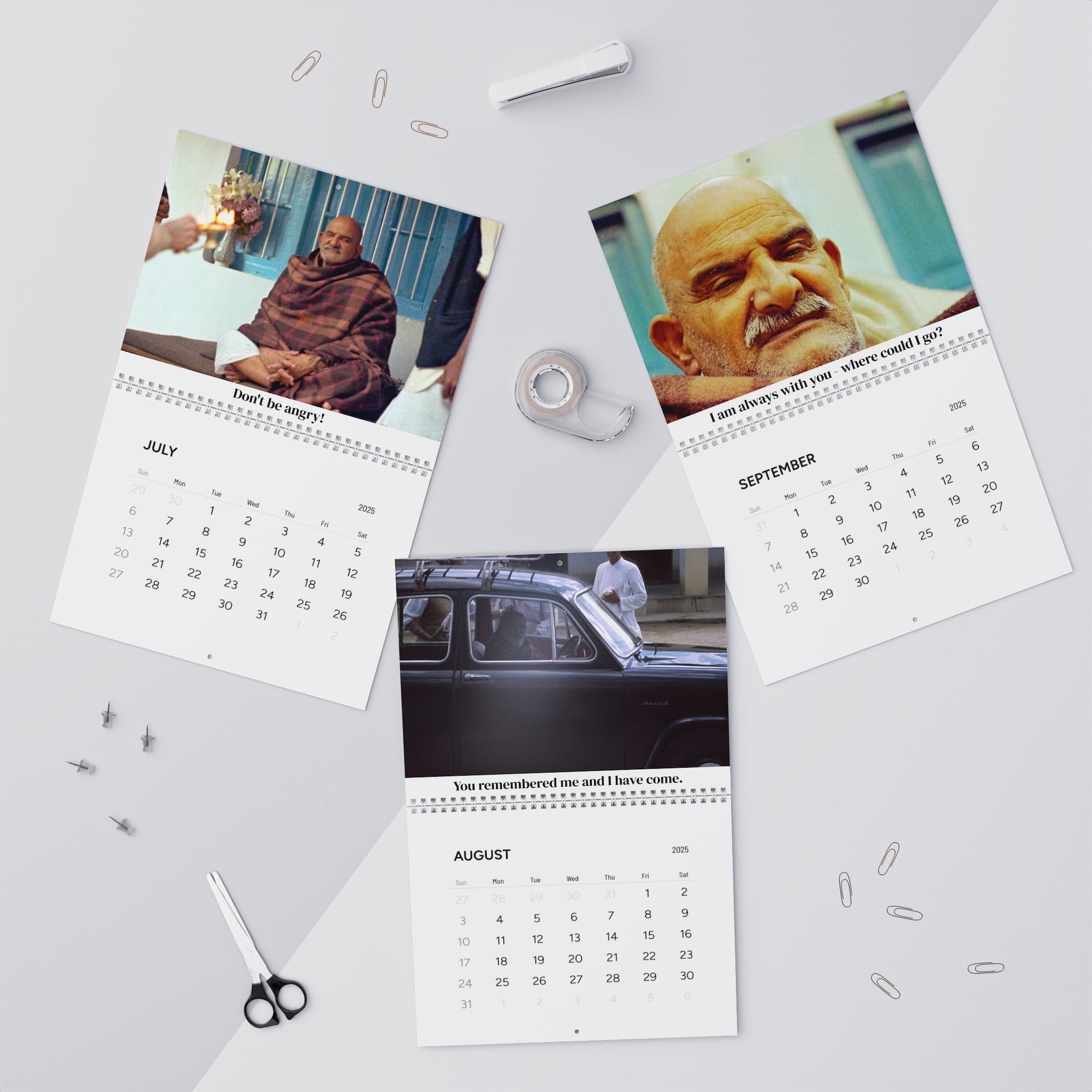 Maharaj-ji 2025 Wall Calendar