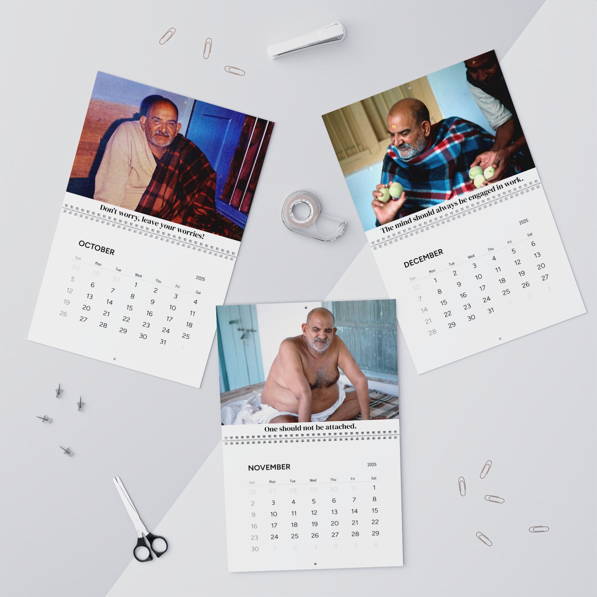 Maharaj-ji 2025 Wall Calendar