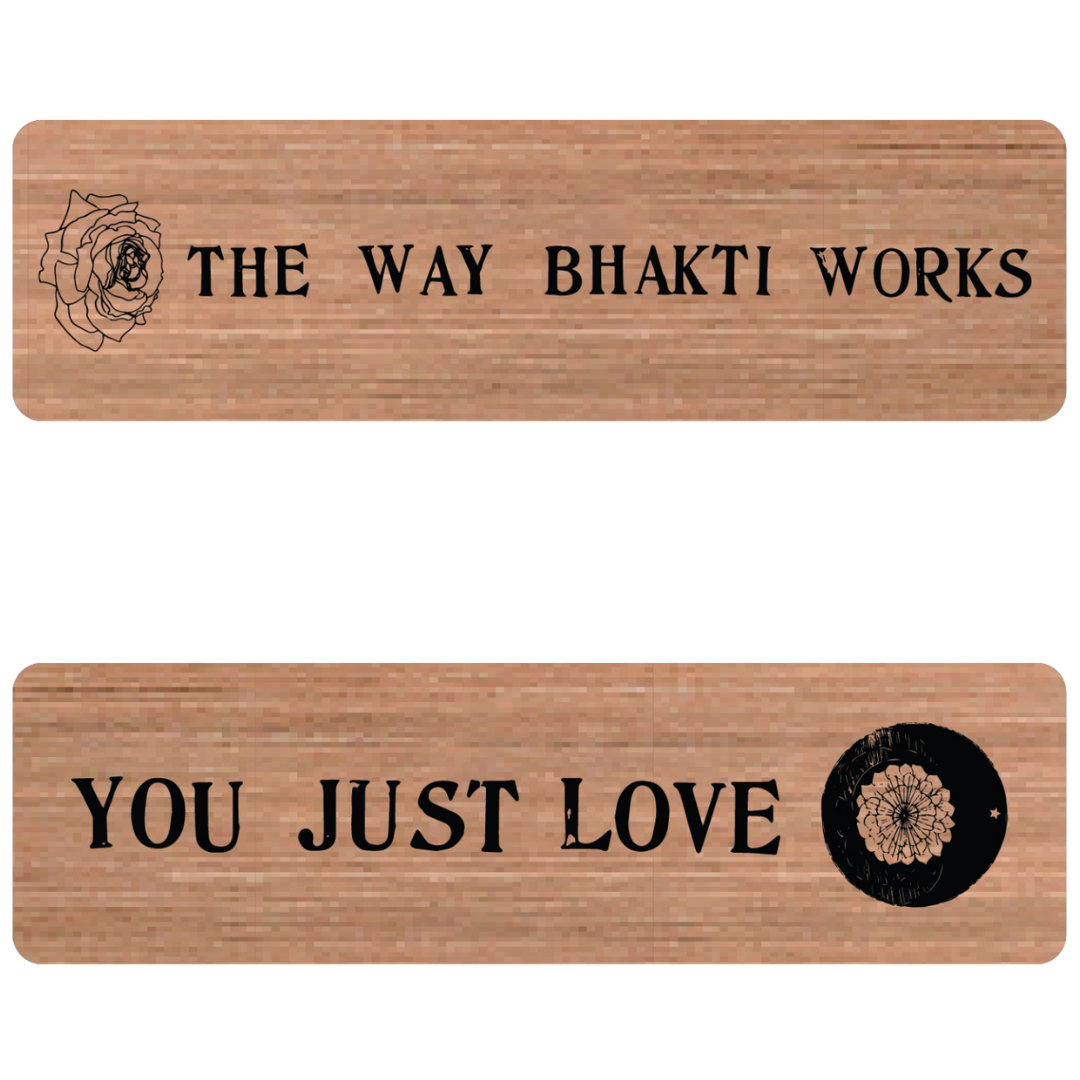 The  Way Bhakti Works Copper Bookmark