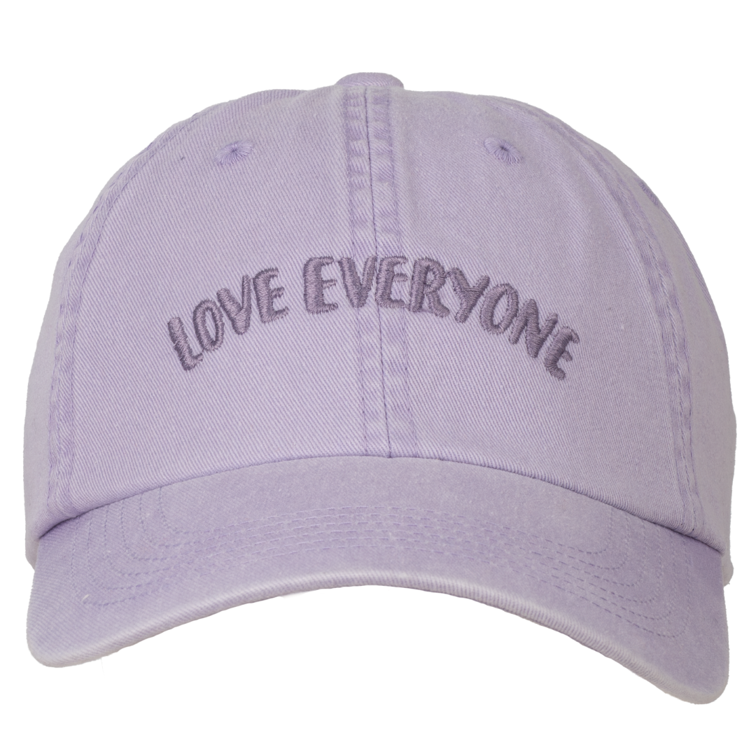Love Everyone Cap (Unisex) Lavender Front