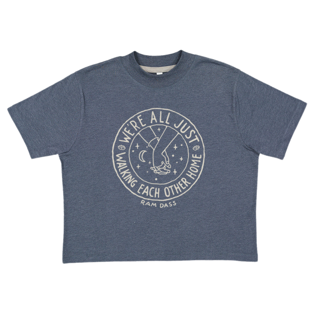 Walking Each Other Home Boxy Crop Tee (Women&#39;s)