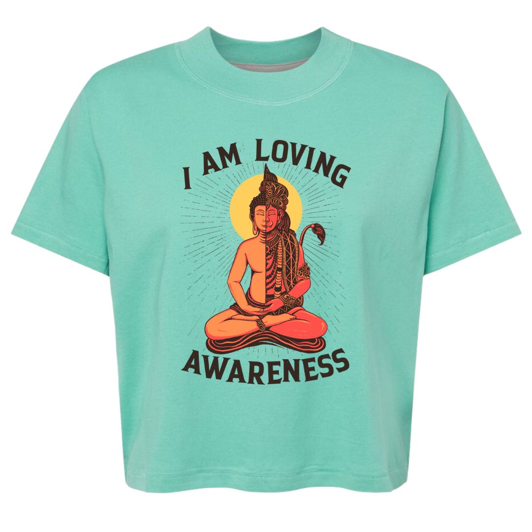 Buddha Hanuman Crop Tee (Women's)