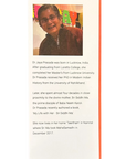 Biographical information about Dr. Jaya Prasada with a photo of a woman wearing glasses.