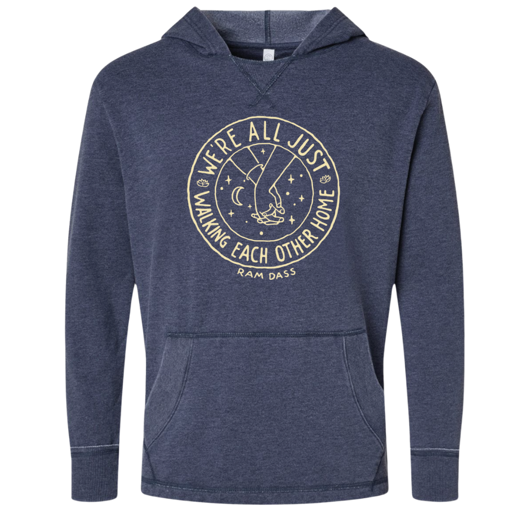 Walking Each Other Home Vintage Wash Hoodie