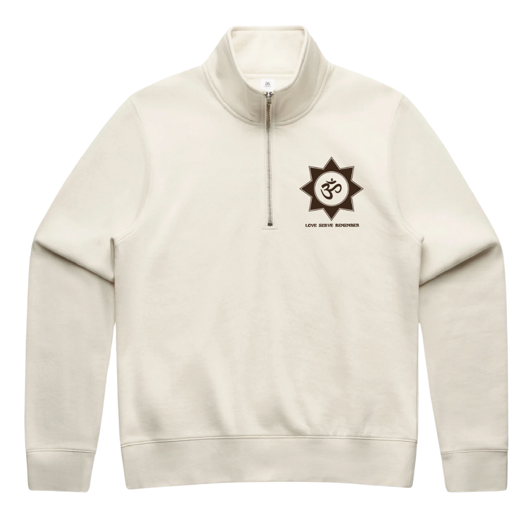 Love Serve Remember Om Star Half Zip Crew (Women's)