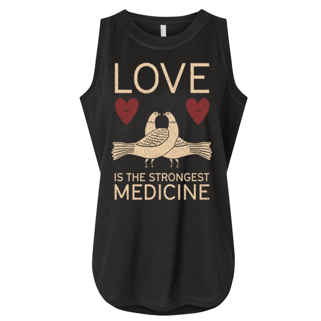 Love Medicine Black Tank (Women's)