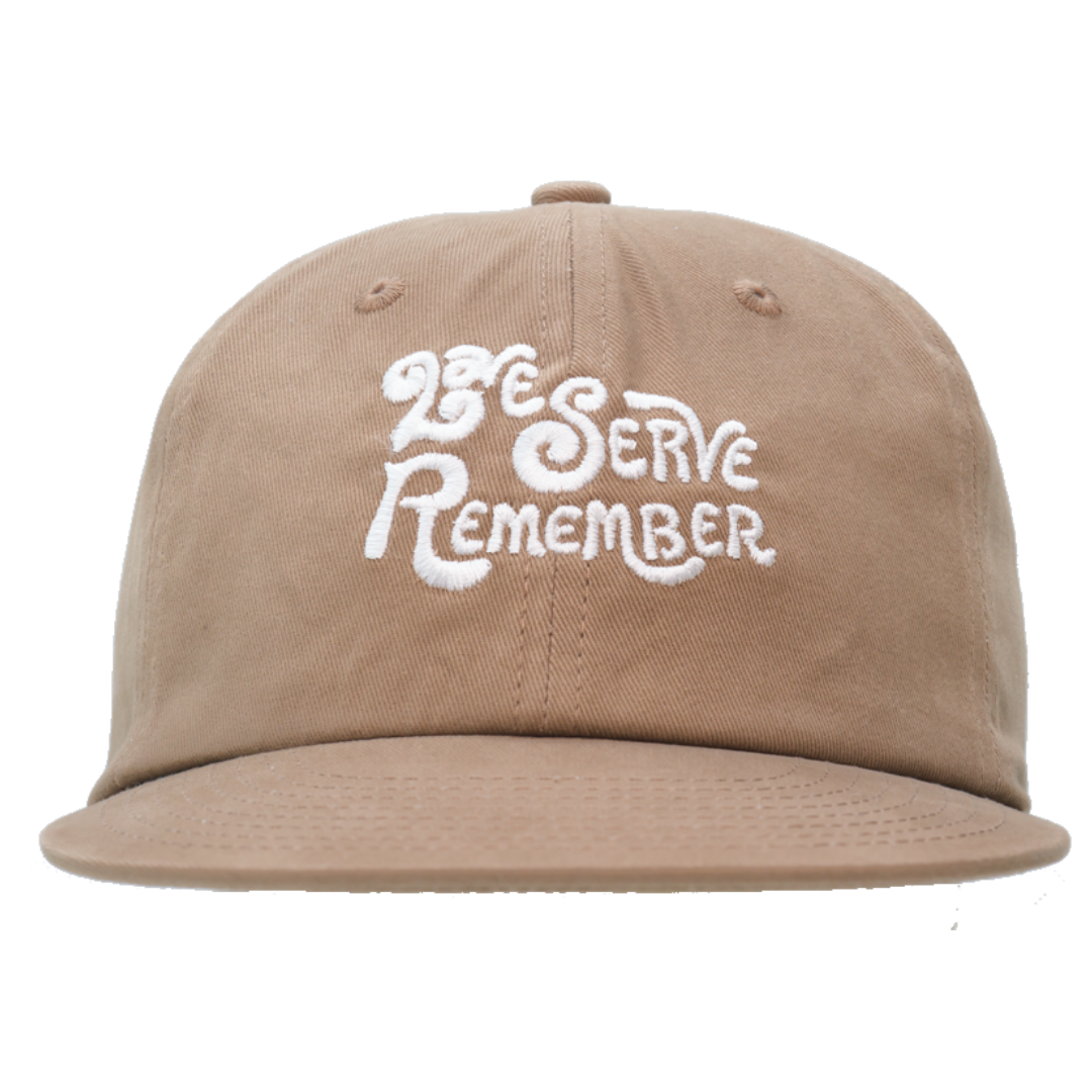 Love Serve Remember Brushed Cotton Cap