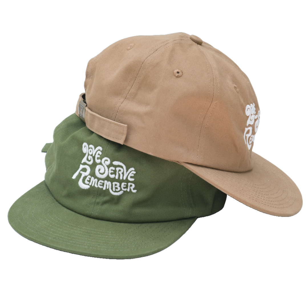 Love Serve Remember Brushed Cotton Cap