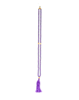 Amethyst and Palo Santo Gemstone Mala (108 beads + 1 bindu)
