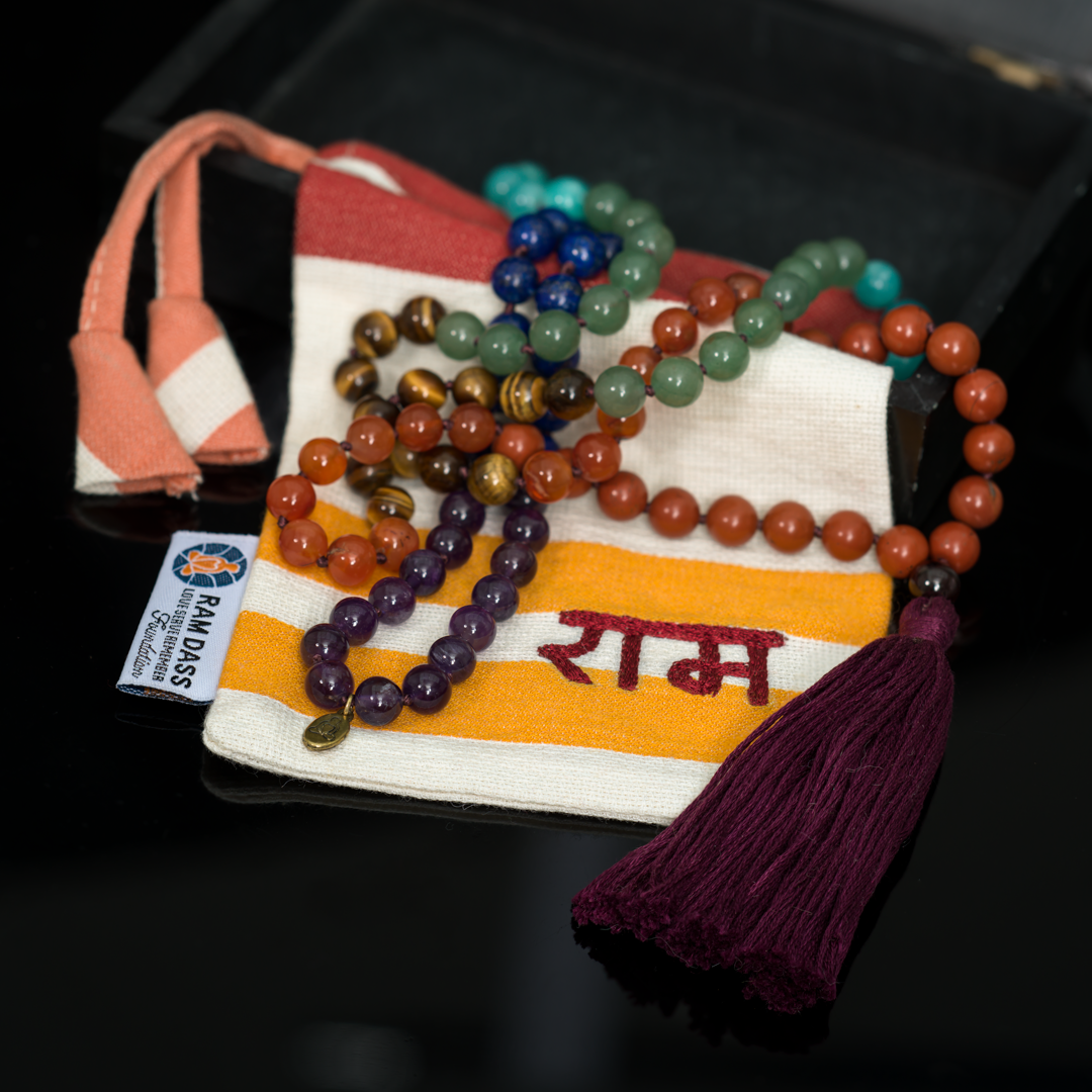 Chakra Gemstone Mala (108 beads + 1 bindu)