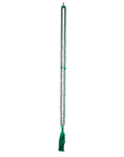Clear Quartz and Malachite Gemstone Mala (108 beads + 1 bindu)