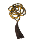 Tiger Eye Gemstone Mala (108 beads + 1 bindu)