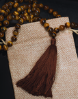 Tiger Eye Gemstone Mala (108 beads + 1 bindu)