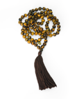 Tiger Eye Gemstone Mala (108 beads + 1 bindu)