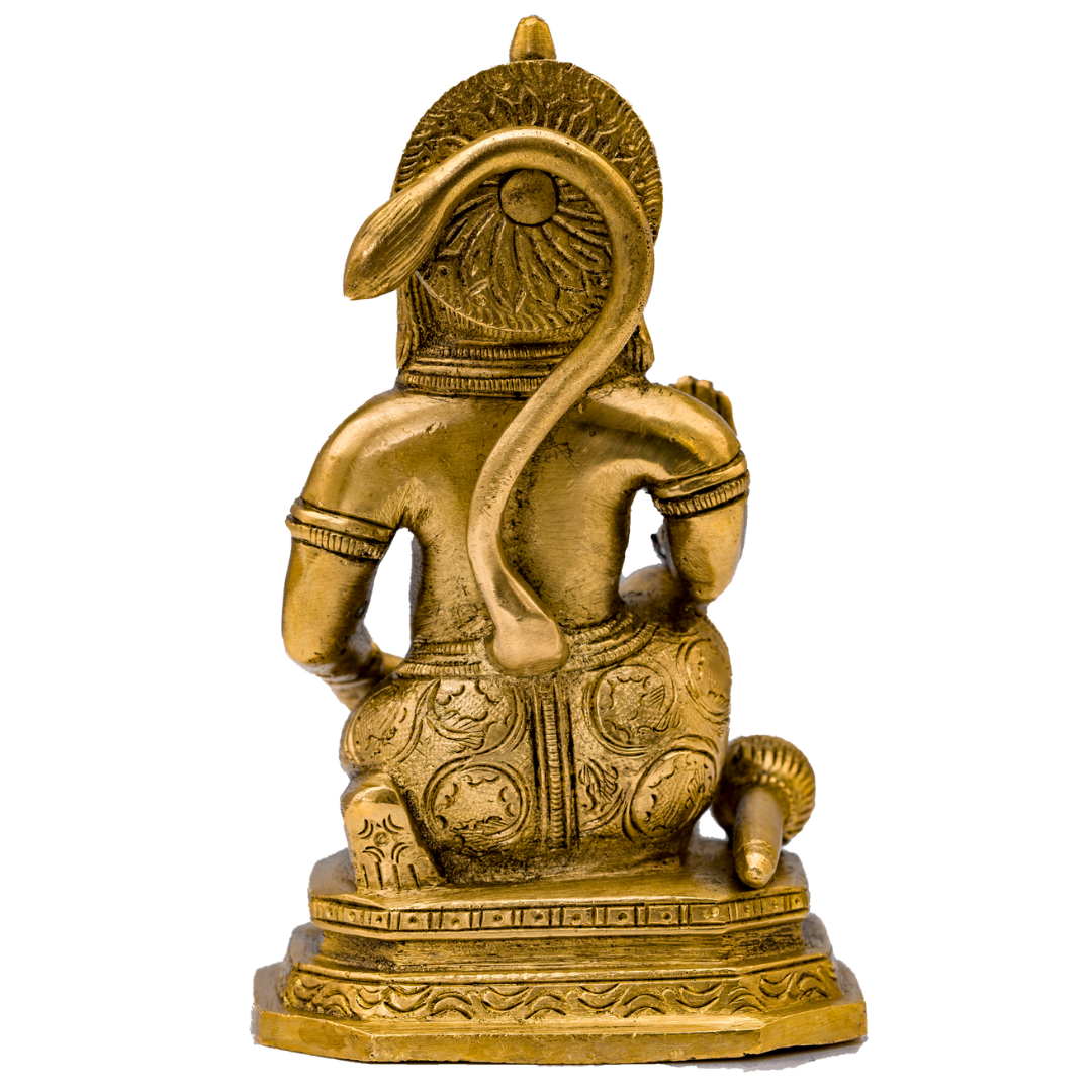 Kneeling Blessing Hanuman Murti - Large